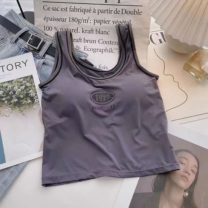 GO! BR737 TANKTOP 1917 BRA GYM BRA OLAHRAGA PUSH UP WANITA TANPA KAWAT ELASTIS SEXY