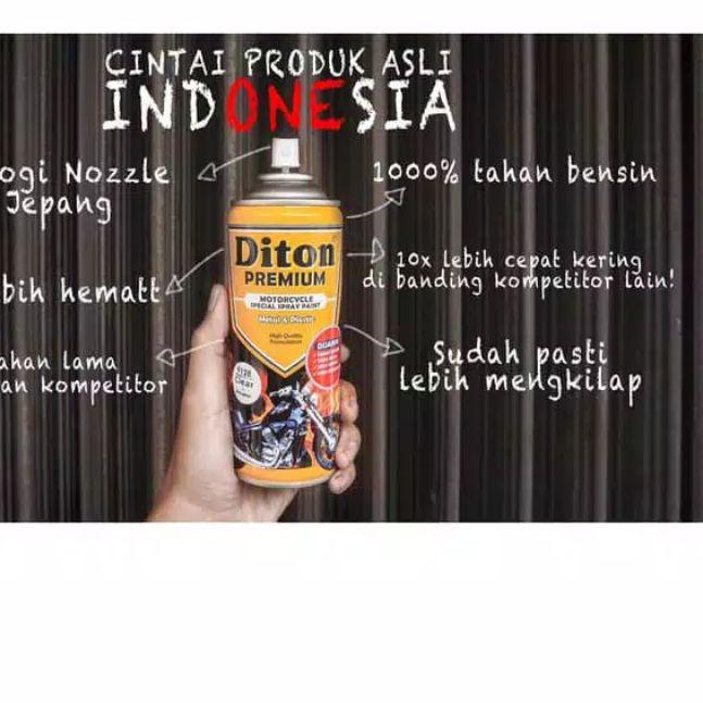 ™ Pilok Pernis Clear Activator Diton Premium Cat Semprot Sepeda Motor Mobil Velg Helm ☁