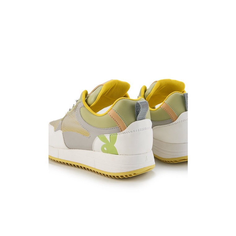 SEPATU SNEAKER PLAYBOY WANITA ORIGINAL CASUAL KETS ASLI KUNING PLW17