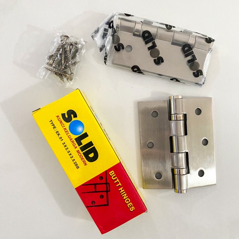 Engsel jendela / Engsel pintu 3inch SOLID ORIGINAL 100%