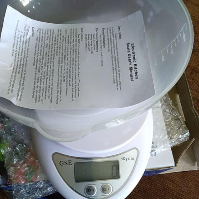 Timbangan Dapur Kue Roti Digital Mangkok Kitchen Scale Gse B 05