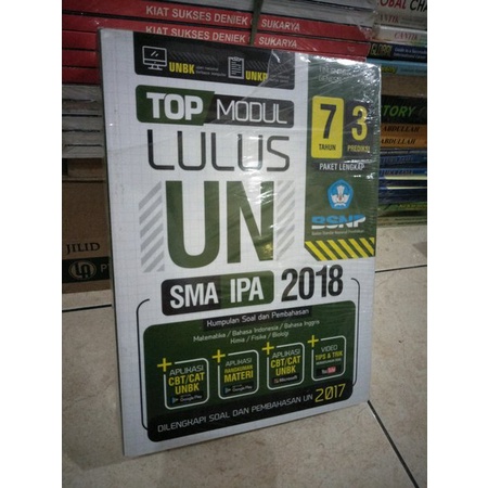 ORIGINAL BARU TOP MODUL LULUS UN SMA IPA 2018