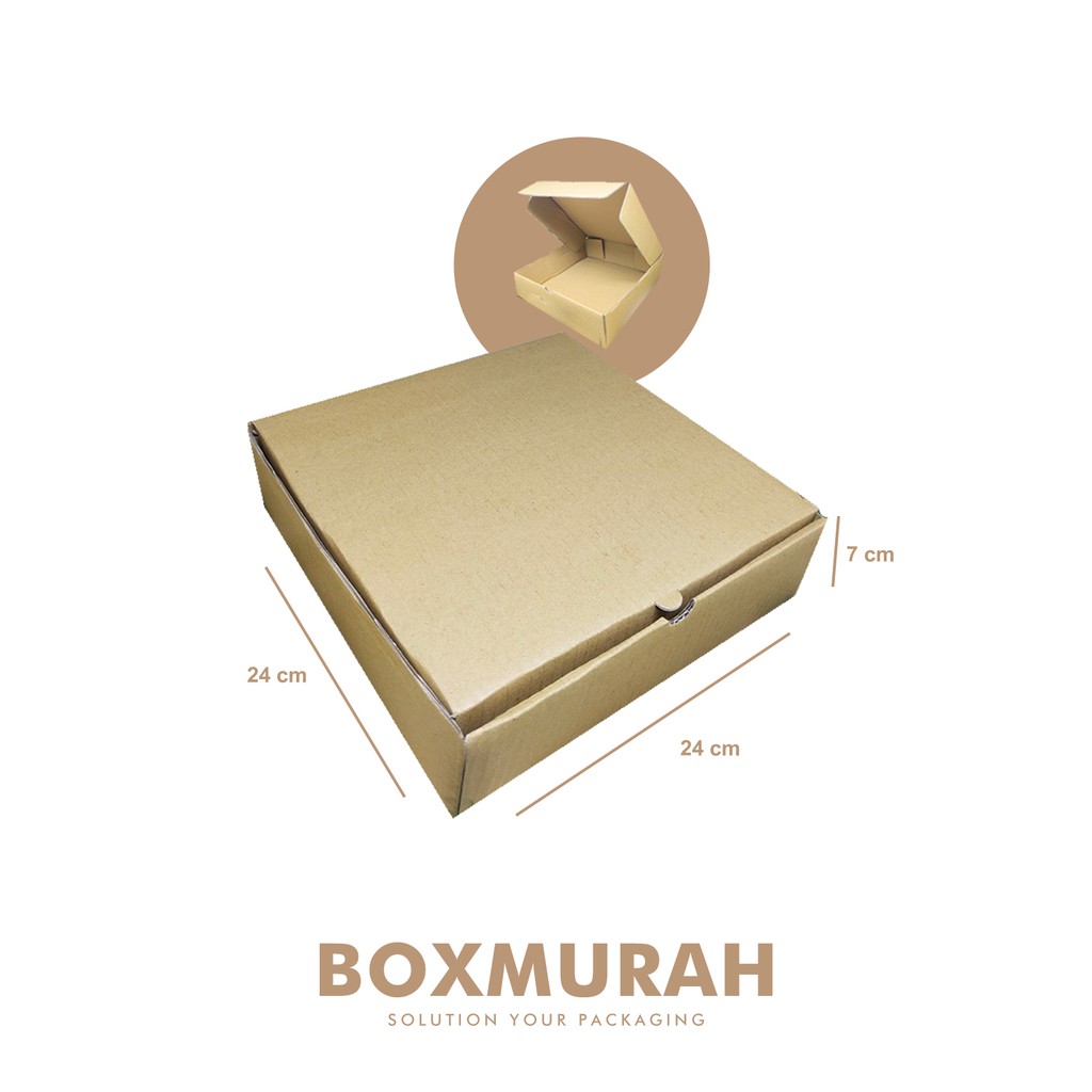 

Kardus/Box - Uk. 24 x 24 x 7 cm - kardus/packagingonline/hampersbox/giftbox/snackbox/sweetpack
