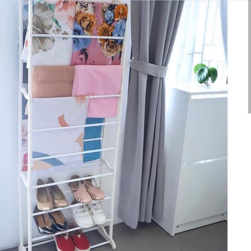 Rak jilbab besar serbaguna gantungan jilbab hanger jilbab hijab mukenah  pekanbaru bisa jadi rak sep