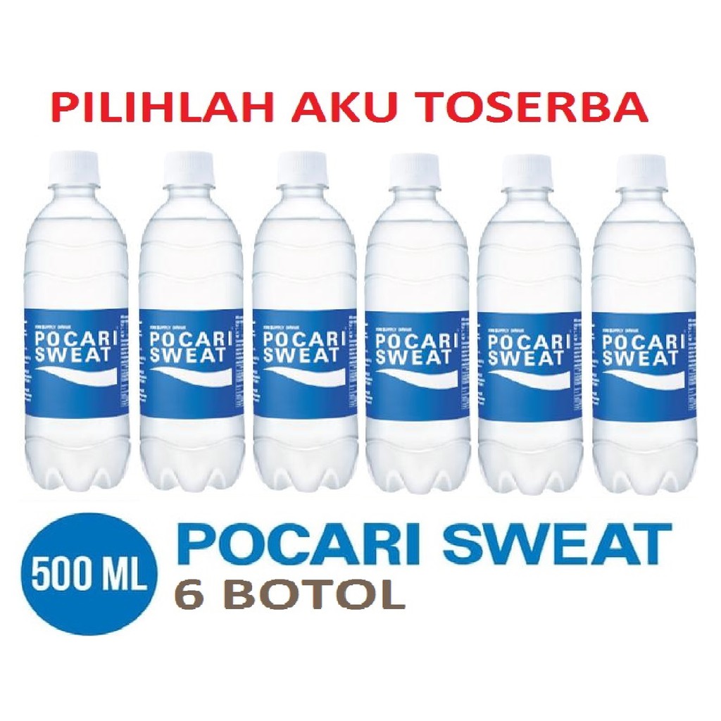 POCARI SWEAT PET 500 ml - (HARGA 6 BOTOL)