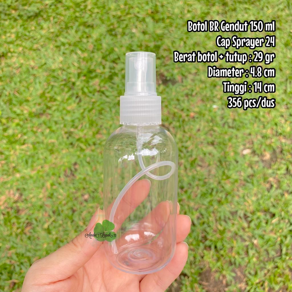 Botol SPRAY BR Gendut 150 ml botol kemasan kosmetik 150 ml