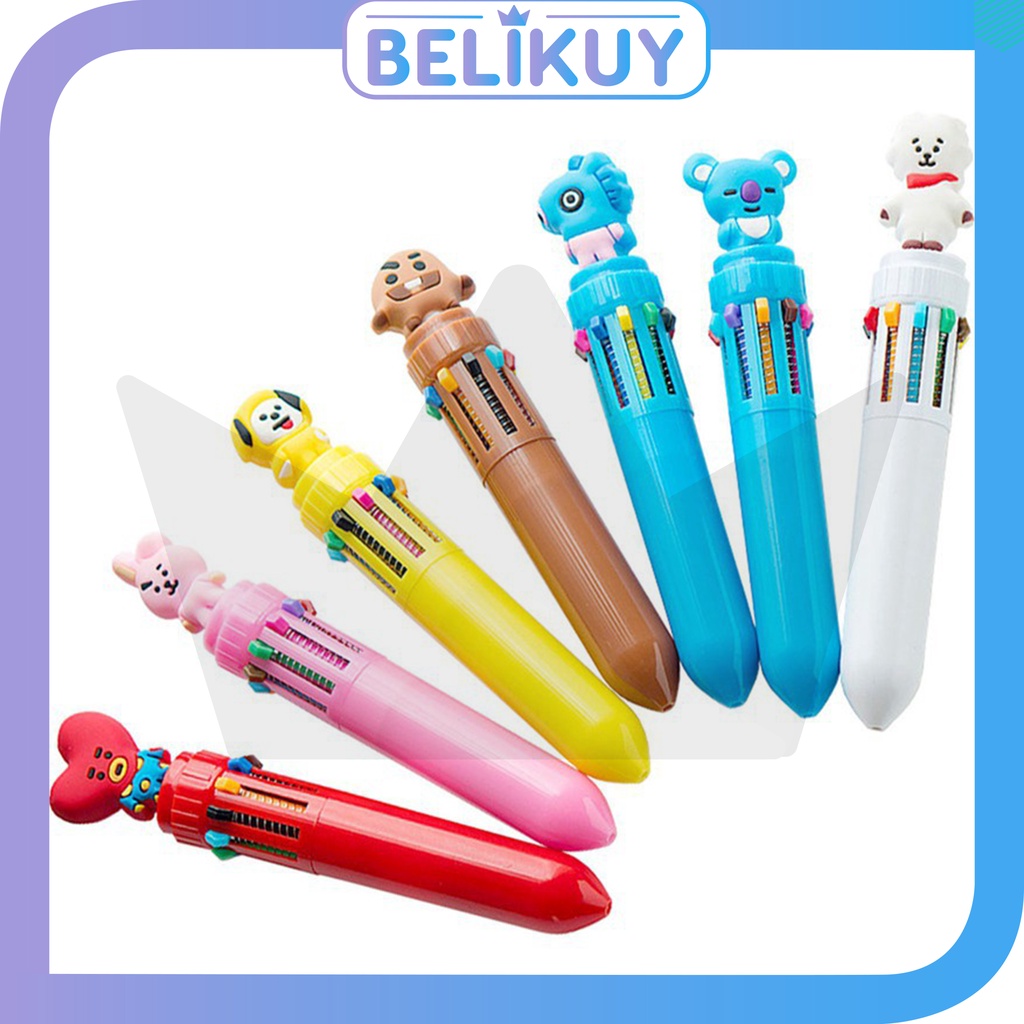 

Belikuy PENA GEL KARAKTER 1 PENA 10 WARNA / ARMY KPOP U145