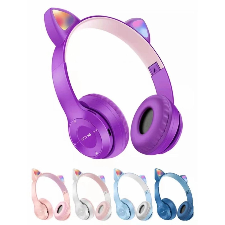 HEADSET BANDO BLUETOOTH KUCING Y47