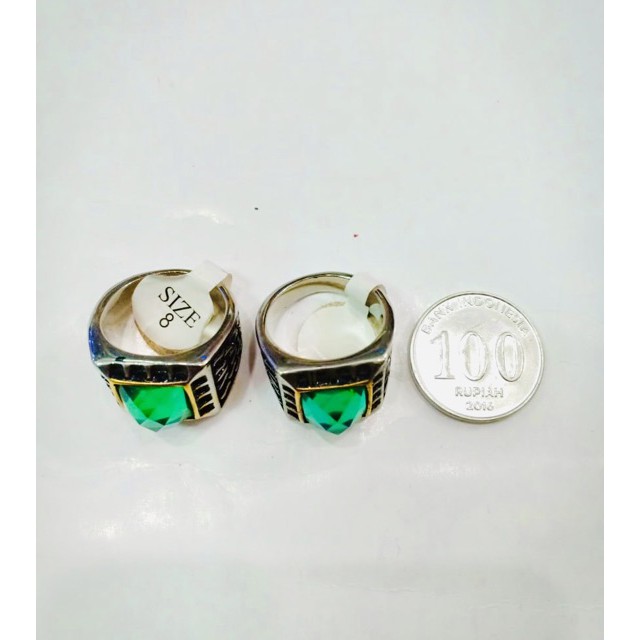 Cincin titanium / cincin cowok/ cincin permata