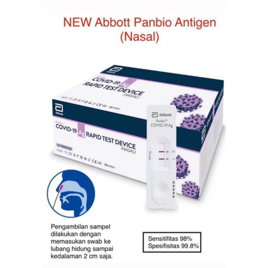 Jual Tes swab antigen merk Abbott Shopee Indonesia
