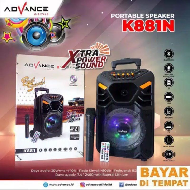 speker advance k881n