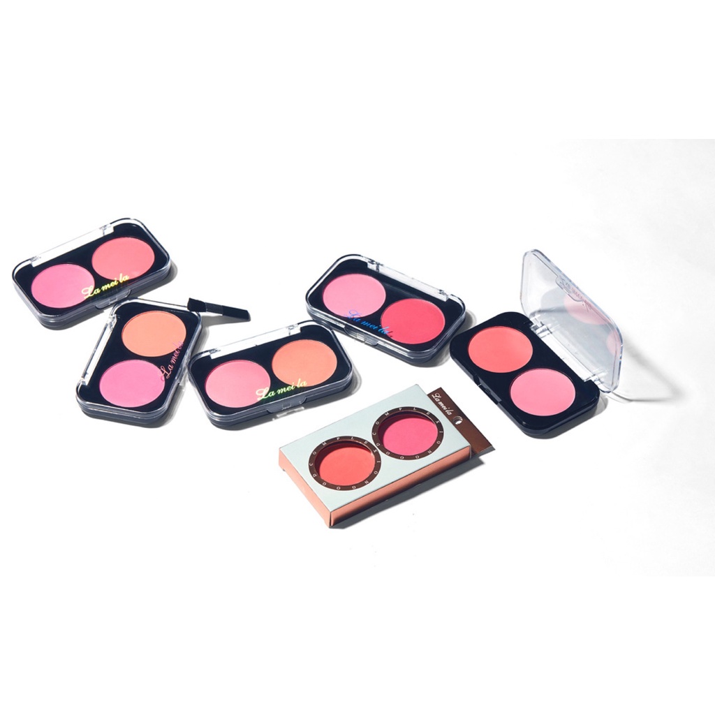 LAMEILA Palet Blush On 6 Warna Mineral Pigment Blusher Powder LS 5006