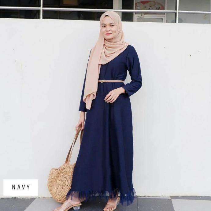 COD Baru Azma maxy Dress - Baju Gamis Syari Remaja Ibu Ibu Pesta Kondangan
