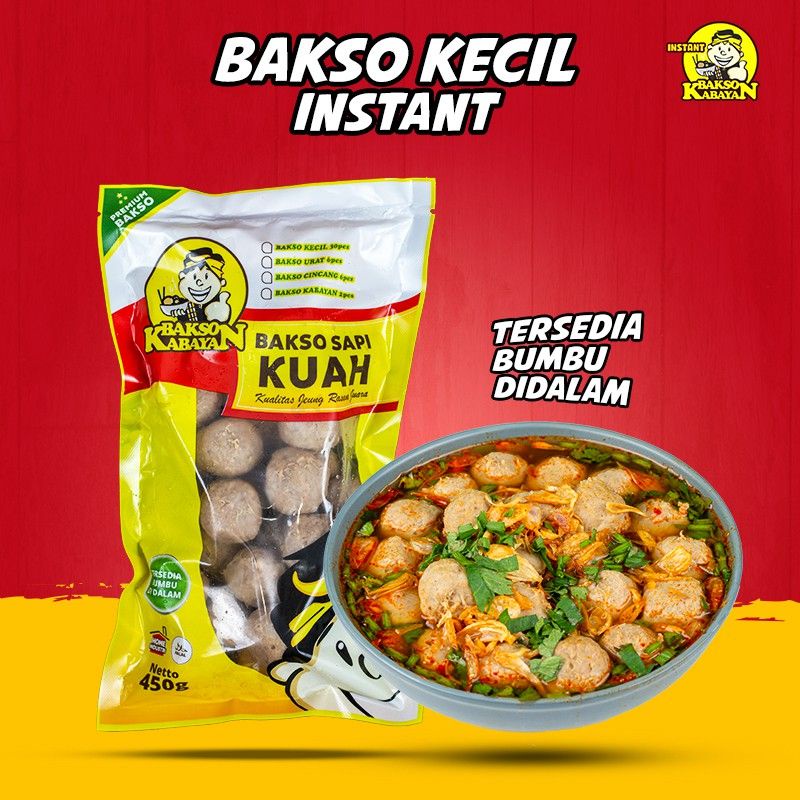 

BASO BAKSO SAPI ASLI SUPER ISI 30 HOMEMADE INSTAN FROZEN KABAYAN