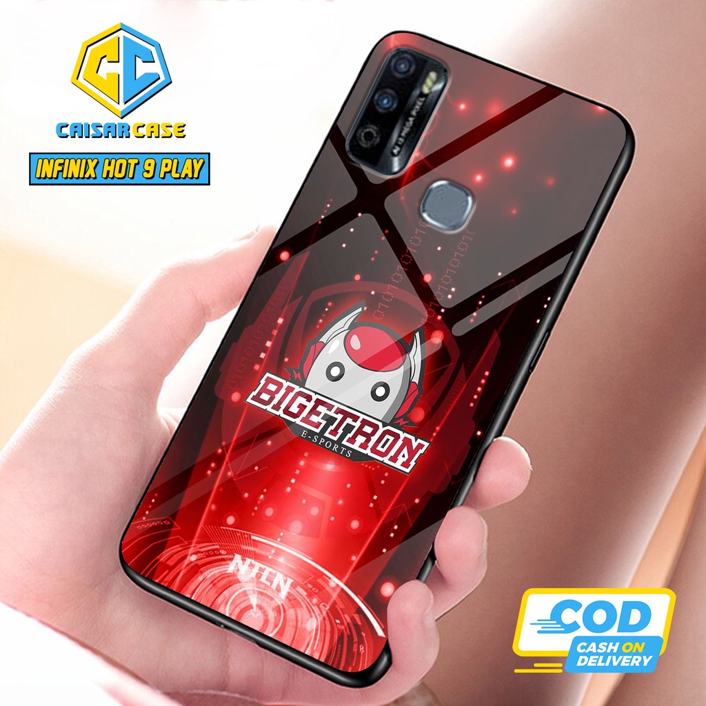 Kaisar Case - Case Hp Infinix Hot 9 Play (2D14) Fashion Casing Bigetron Silikon Kesing Casing Custom