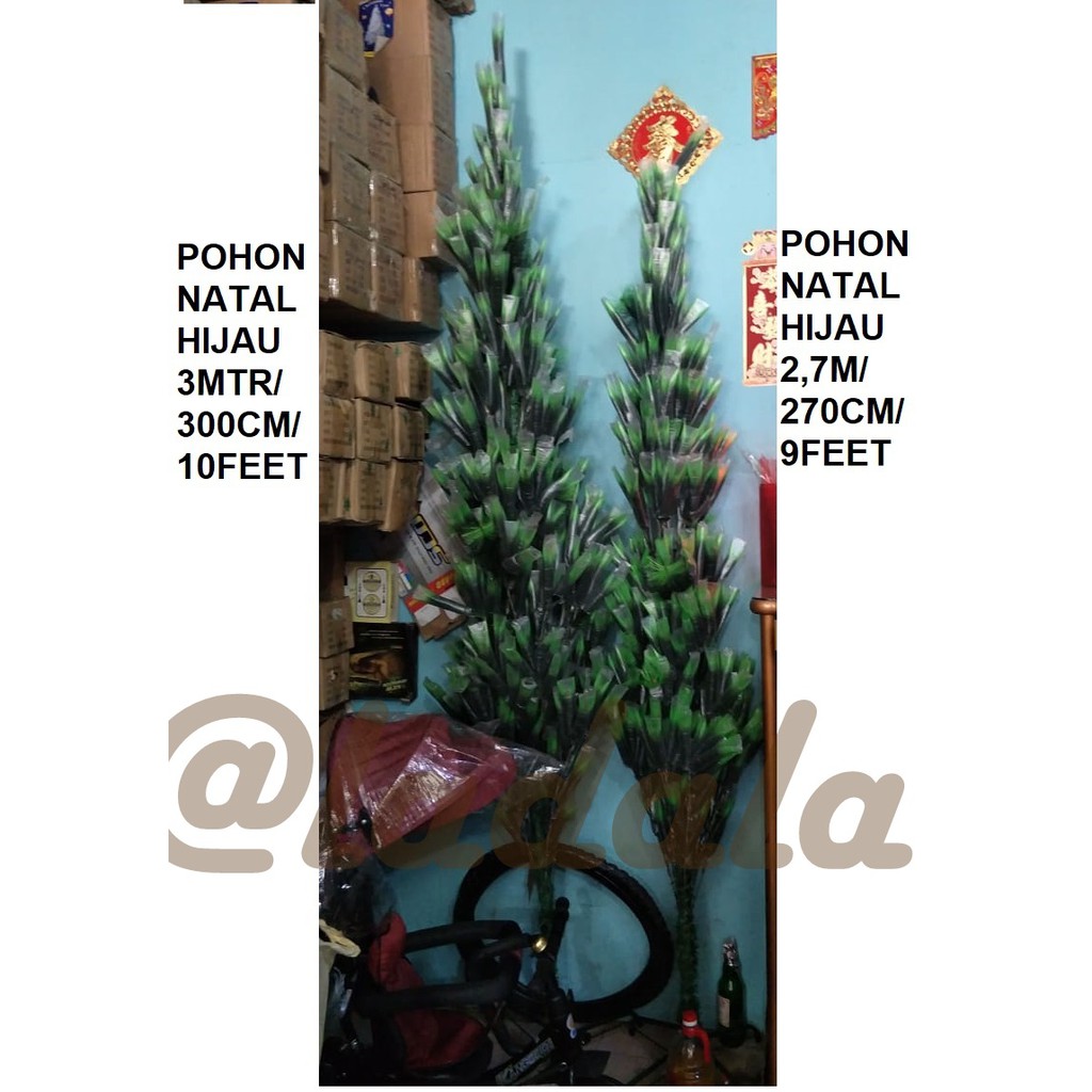 Pohon Natal Hijau Jarum Polos 2,7 meter/9 fit 9C 270 CM 9 feet Tinggi 9feet Lebat 2,7M Murah 2,7 M 7aa 6aa 240cm 210cm 2,4 2,1 3 1meter 2meter 1mtr 2mtr 8feet 7feet P270