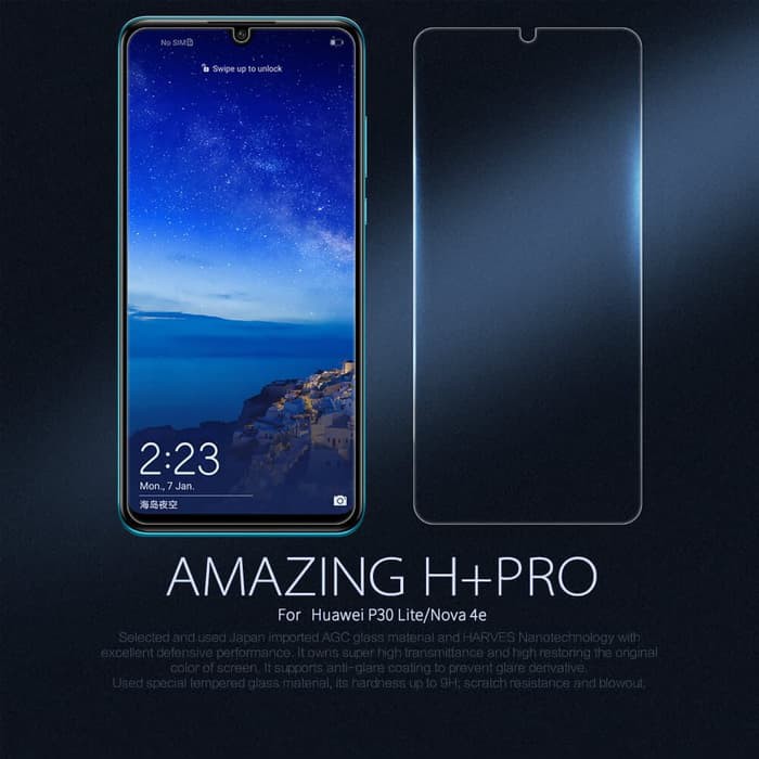 HUAWEI P30 Lite ( Nova 4e ) Tempered Glass NILLKIN AMAZING H+ Pro