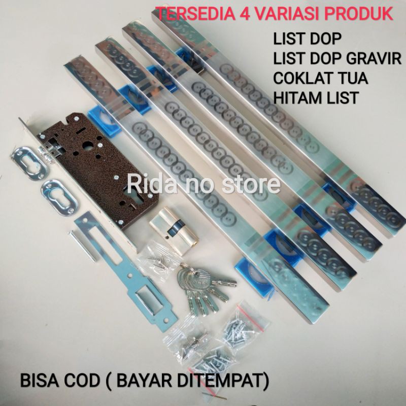 1 set Gagang Pintu Rumah Minimalis 45 cm dan 33 cm Handle Pegangan Pintu kayu