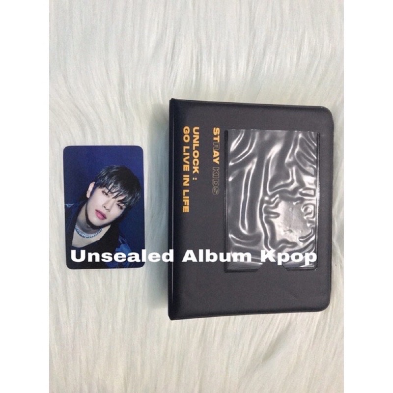 Stray Kids PCB Photocard Binder PC Unlock Go Live In Life Beyond Seungmin wts