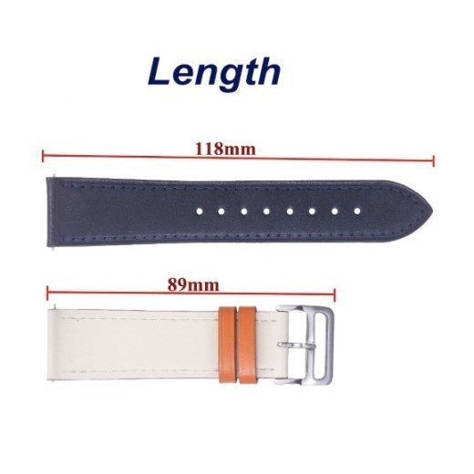 Tali Jam Tangan 20mm Watch Strap Garmin Vivomove Style 42mm - Fashion Leather Kulit Stylish