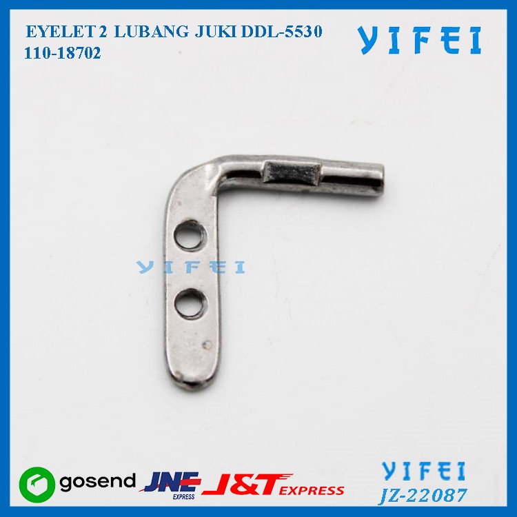 229-20706 Jalur Benang DDL dua Lobang/Jalur Benang Thread Eyelet Mesin Jahit 2 Lubang / YIFEI-22087