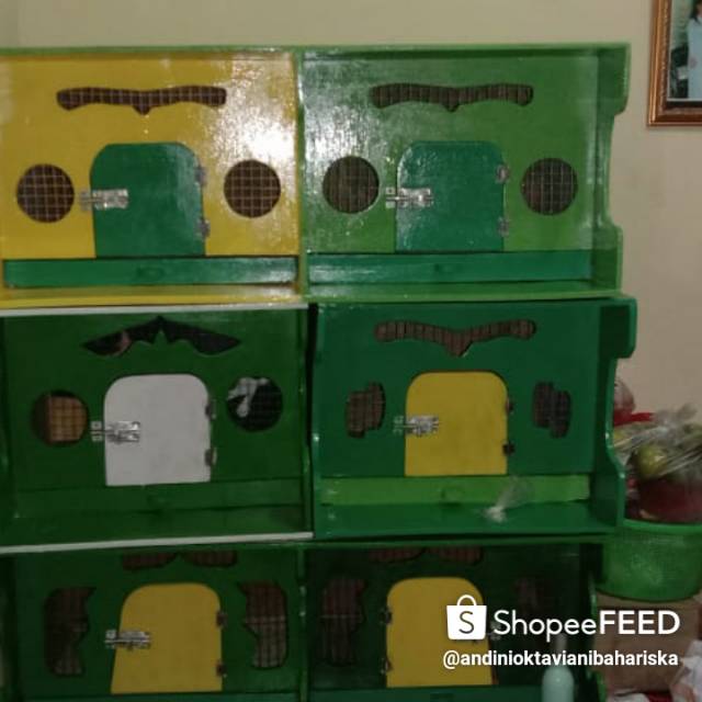 Kandang Burung Dara 2 Pintu