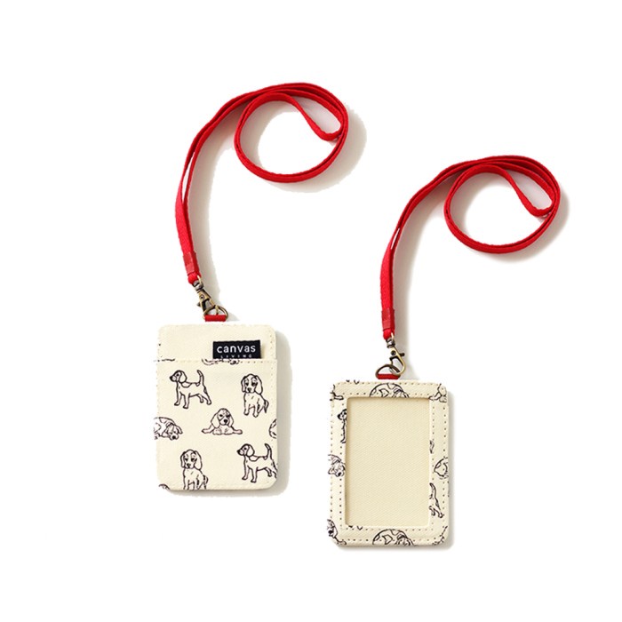 

Id Lanyard Canvas Living Billy Beige 031