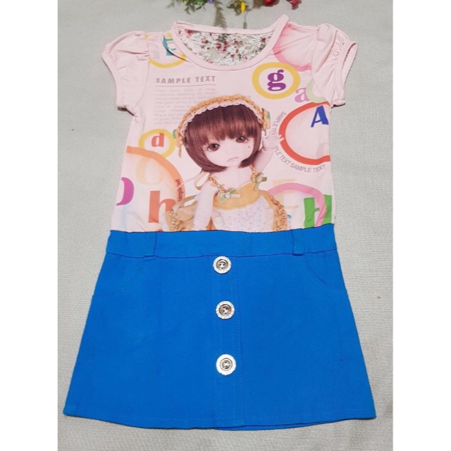 Baju rok anak 2-3 thn / Baju fashion anak perempuan / Pakaian anak