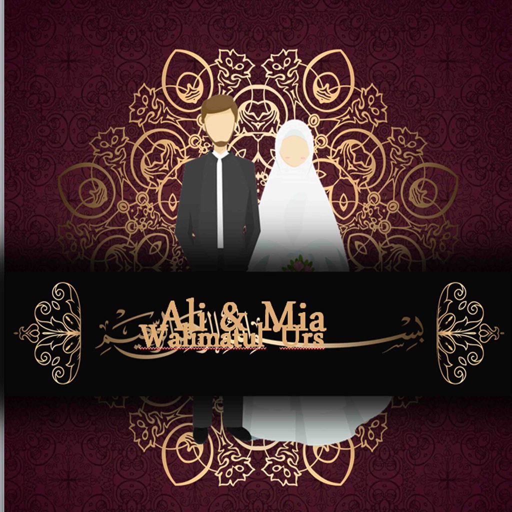 VIDEO UNDANGAN DIGITAL PERNIKAHAN 07 UNDANGAN VIDIO NIKAH NIKAHAN DESAIN UNDANGAN VIDEO  WEDDING FOR