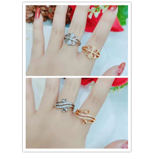 Cincin Xuping Permata Termurah Lapis Emas Perhiasan Fashion T1-8