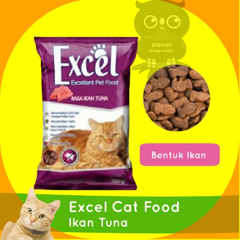 PAKAN KUCING EXCEL FREE 10 MINYAK IKAN