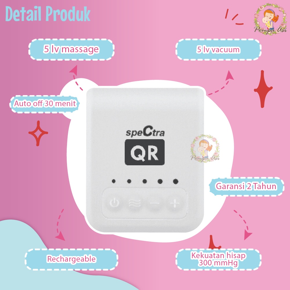 Spectra Q Plus New Pompa Asi Elektrik Alat Perlengkapan Susu Bayi New Born By Mallpompaasi
