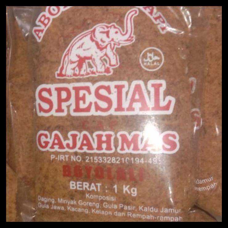 

DISKON TERBATAS !!! ABON SAPI CURAH 1 KG GAJAH MAS TERLARIS