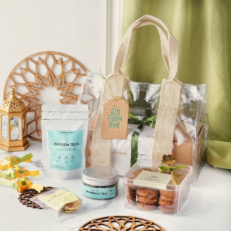 

hampers lebaran idul fitri / parsel lebaran idul fitri cookies dan teh