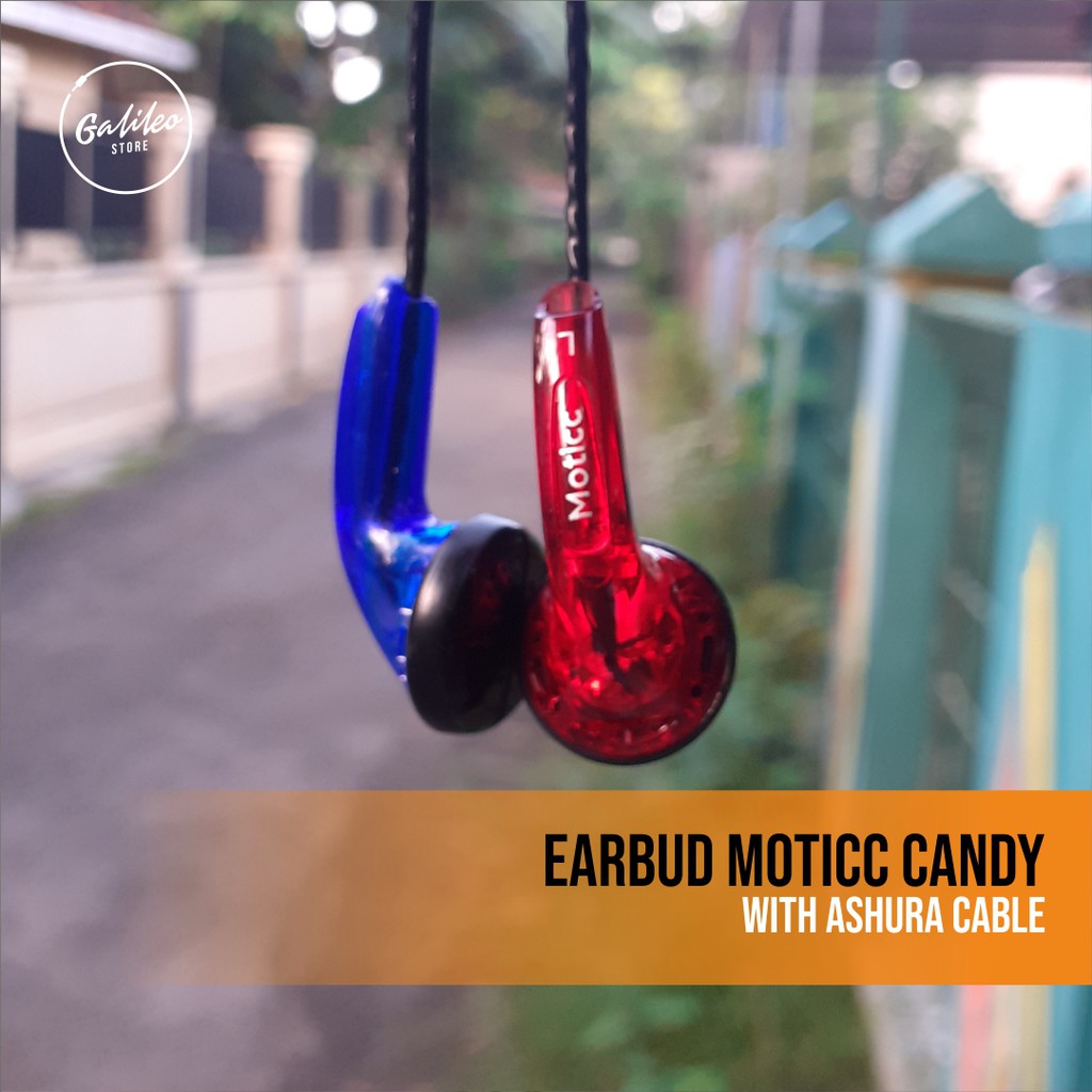 Earbud Moticc Candy with New Ashura Cable - NICEHCK VIDO