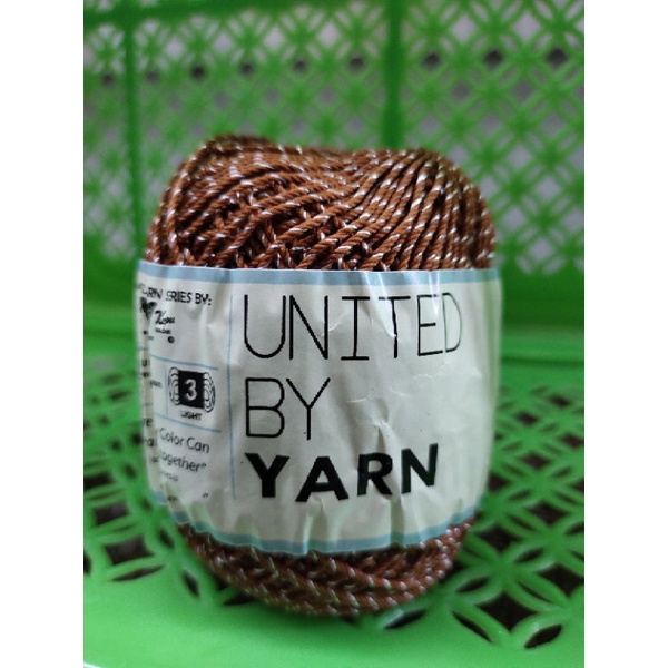 benang Rajut Polyester United By Yarn gliter