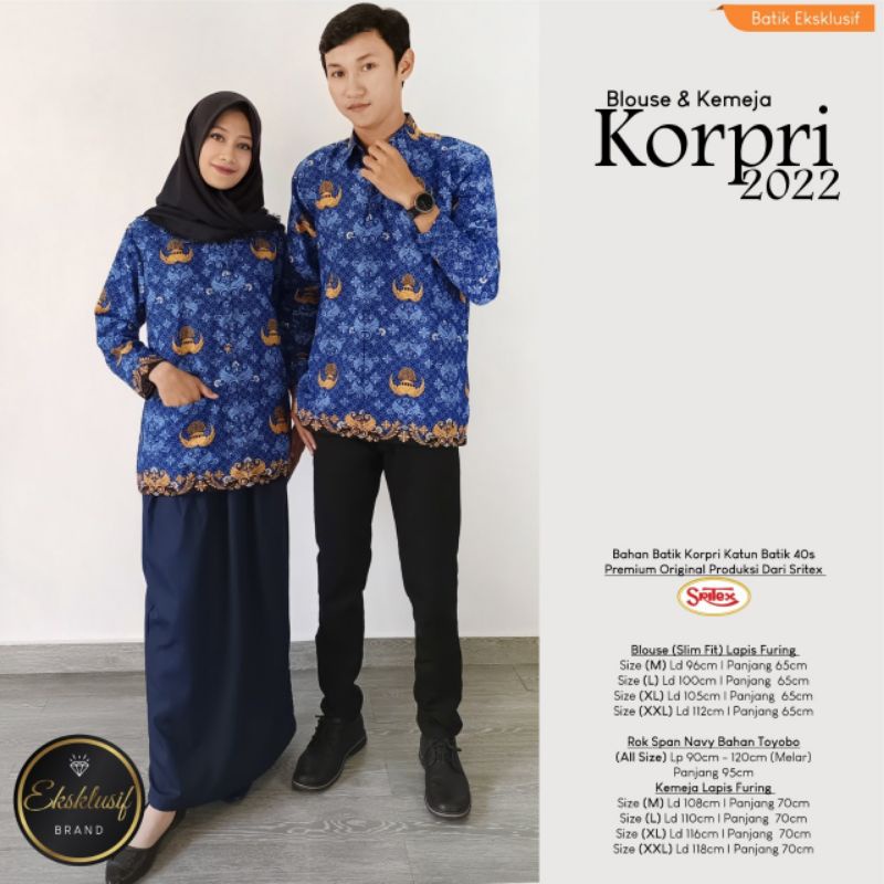 Seragam Batik Korpri PNS 2022 - ROK