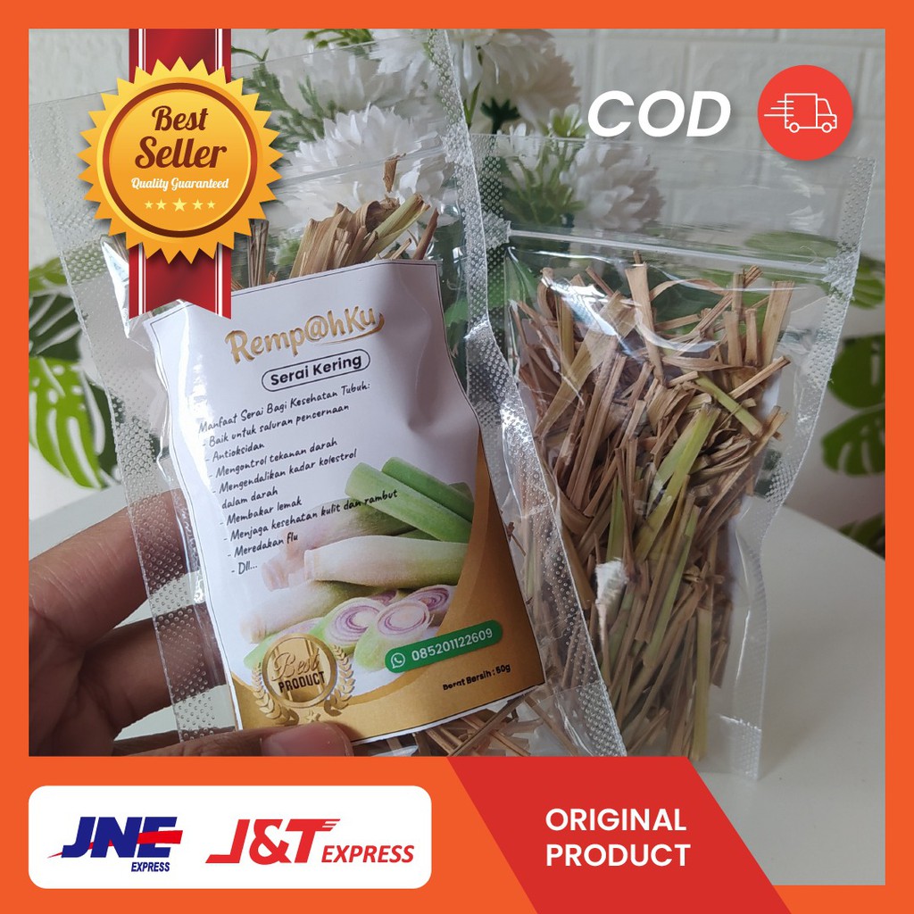 

Serai Kering Remp@hku Kemasan 50 Gram
