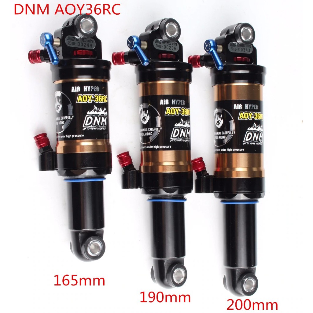 Import DNM AOY-36RC Mountain Bike bicycle mtb Air Rear Shock With Lockout 165 190 200mm