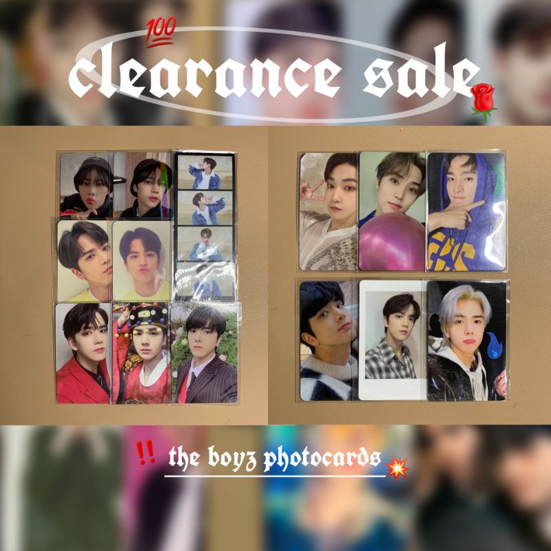 younghoon sunwoo tbz the boyz photocard pc 1st 3rd fankit