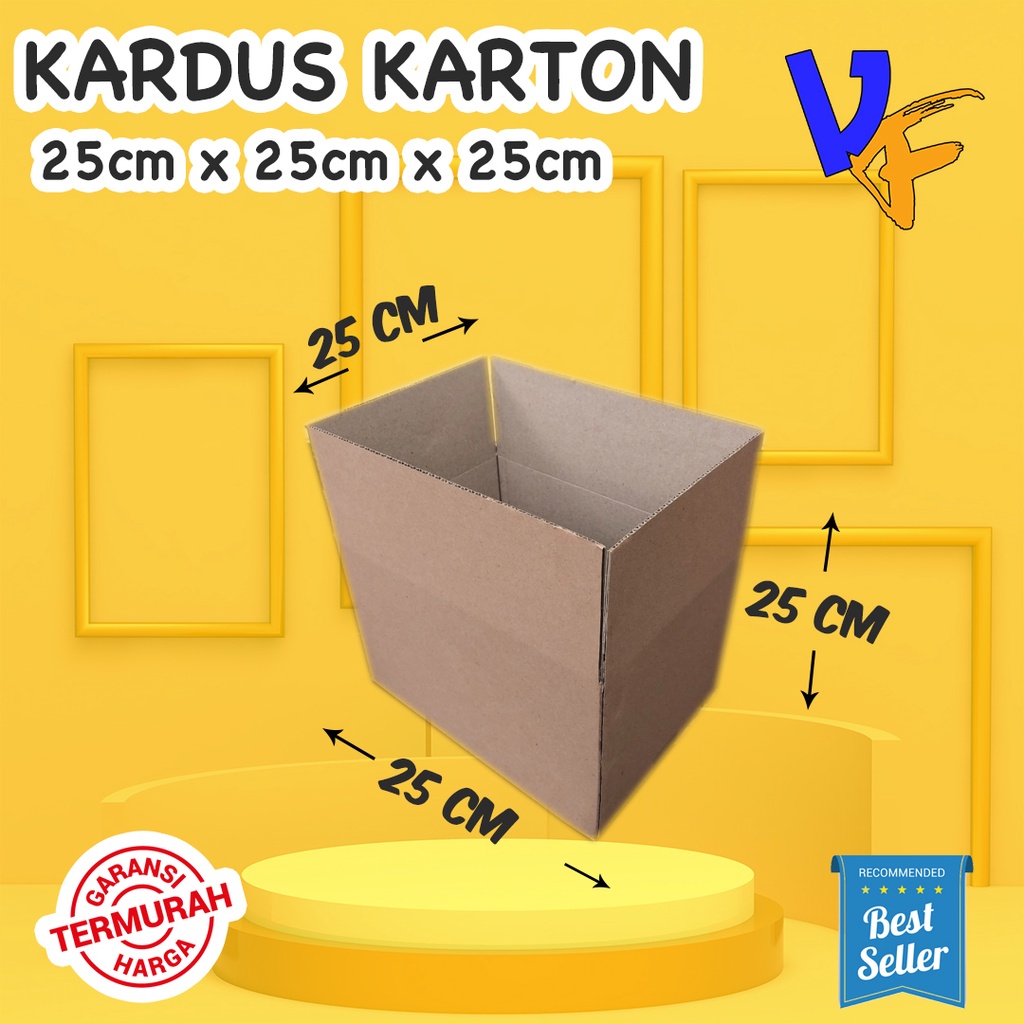 

KARDUS / KARTON / KOTAK / BOX / DUS PACKING / PARCEL uk 25x25x25cm