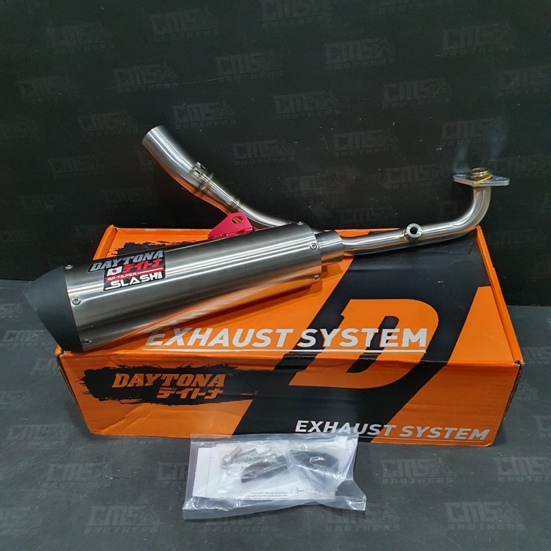 Knalpot Racing Stainless Daytona GP Taper Honda PCX 160 Original