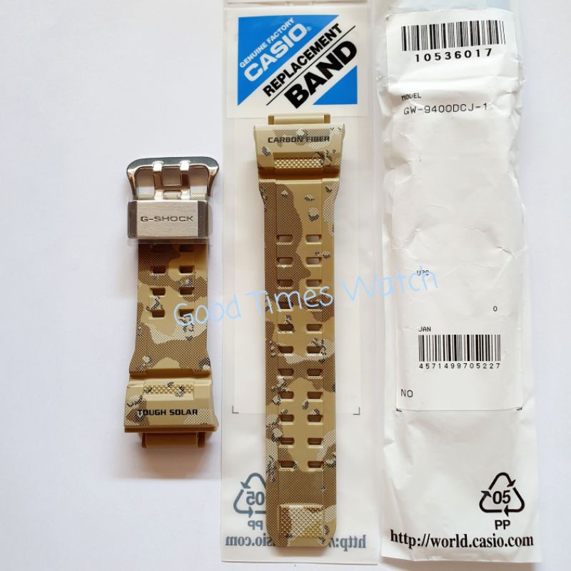 STRAP G-SHOCK GW-9400DCJ-1 GW 9400DCJ GW 9400 Carbon Fiber Casio Original