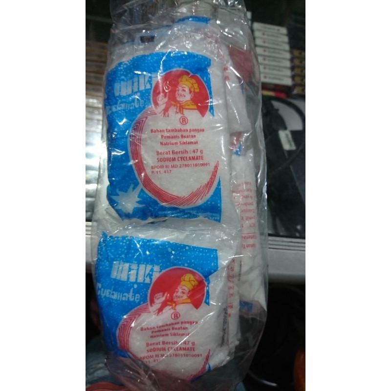 

Pemanis Buatan Sari Miki 47 gram isi 10
