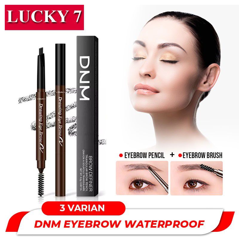 BISA COD- DNM Eyebrow Definer Pensil Alis Waterproof dan Tahan Lama - Pensil Alis