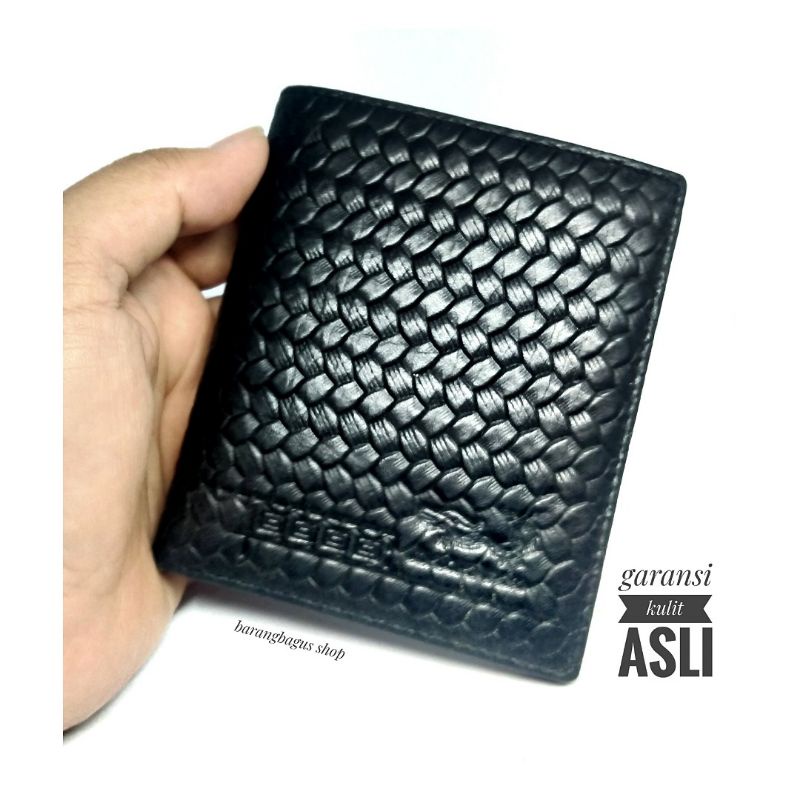 Dompet import Kulit asli Pria cowo laki laki logo merk dragon tipis simpel