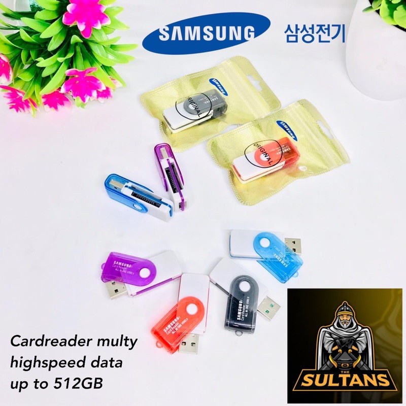 1PCS Card reader 1 slot micro sd usb 2.0 cardrider samsung multy 4in1 cardreader enov