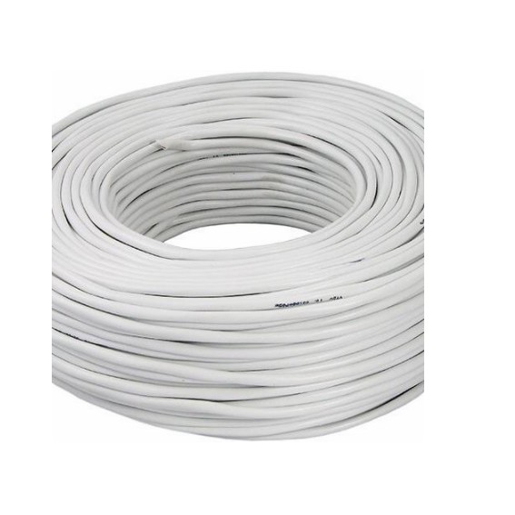 KABEL CCTV COAXIAL RG6 + POWER / KABEL COAXIAL PUTIH RG 6 TEBAL