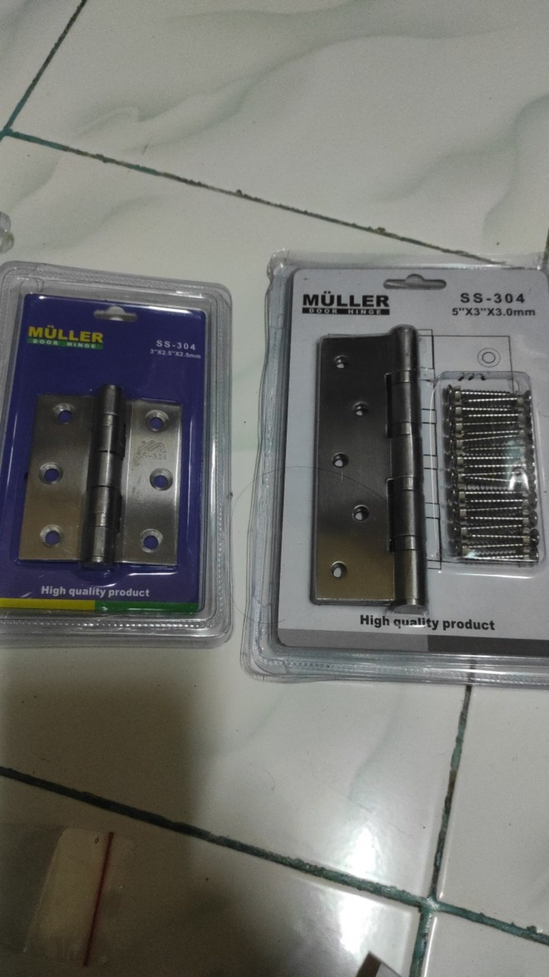 Engsel Muller Stainless Steel Ukuran  3 Inch 4 Inch 5 Inch / Engsel Muller