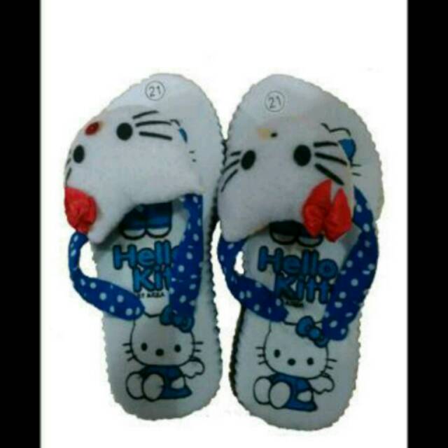 Sandal jepit hello Kitty harga murah/ sandal anak perempuan unik
